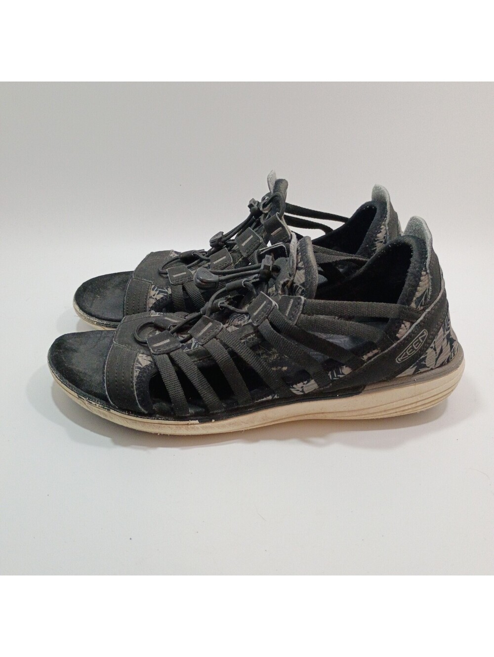 Keen Women's Maya Gladiator Sandal Black & Grey Size 9